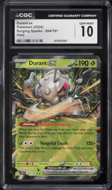 Pokemon Scarlet & Violet Surging Sparks Holo Durant Ex #4