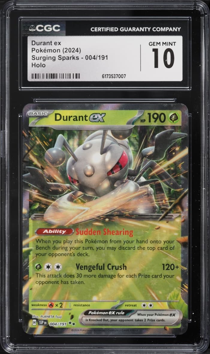 Pokemon Scarlet & Violet Surging Sparks Holo Durant Ex #4