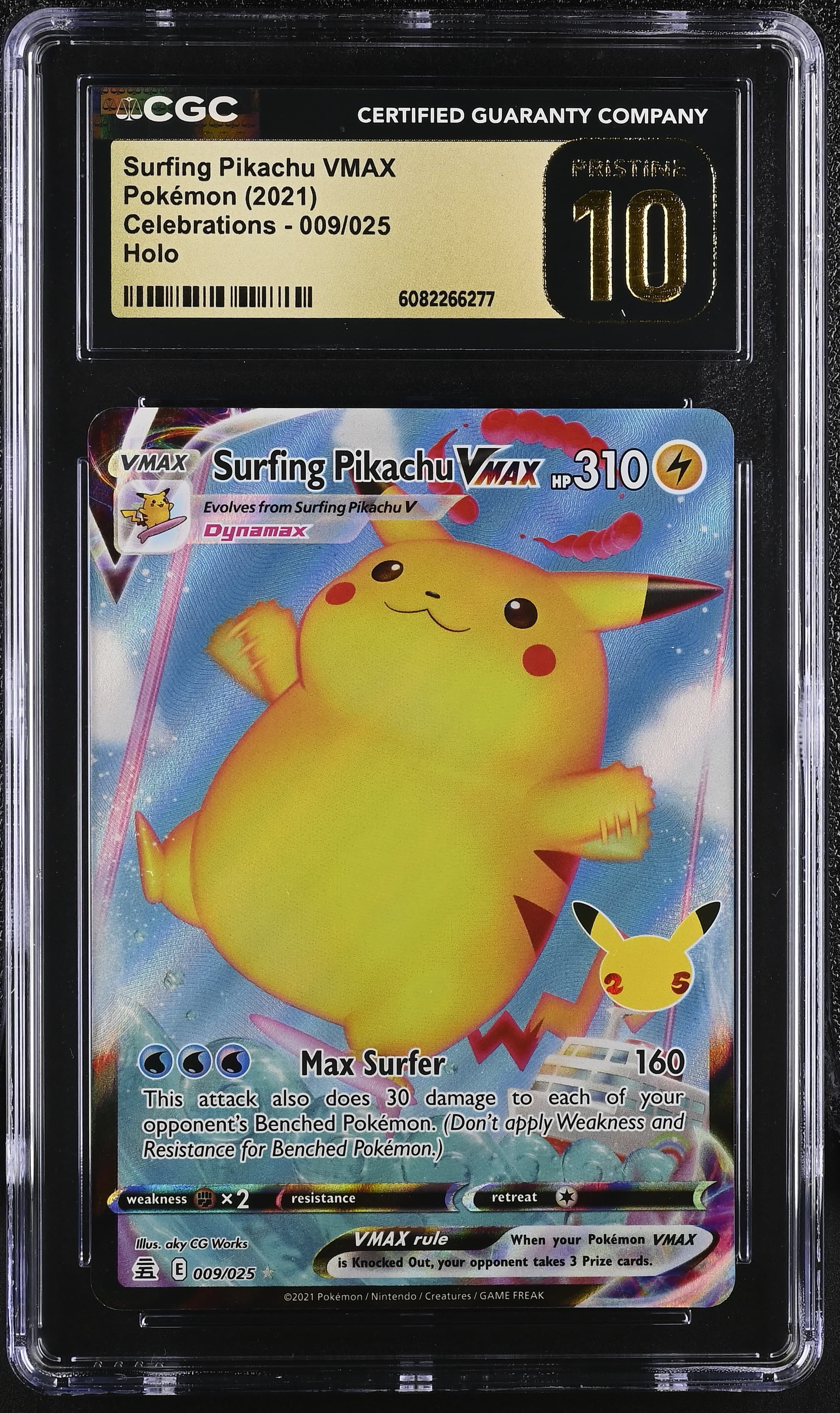 Surfing Pikachu VMAX