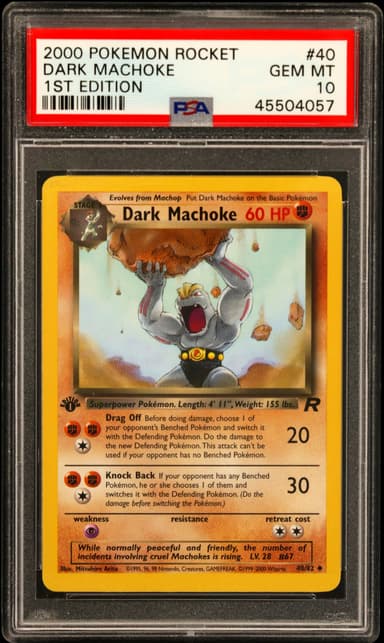 Dark Machoke 1st Edition