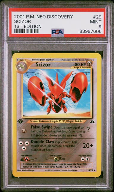 Scizor 1st Edition