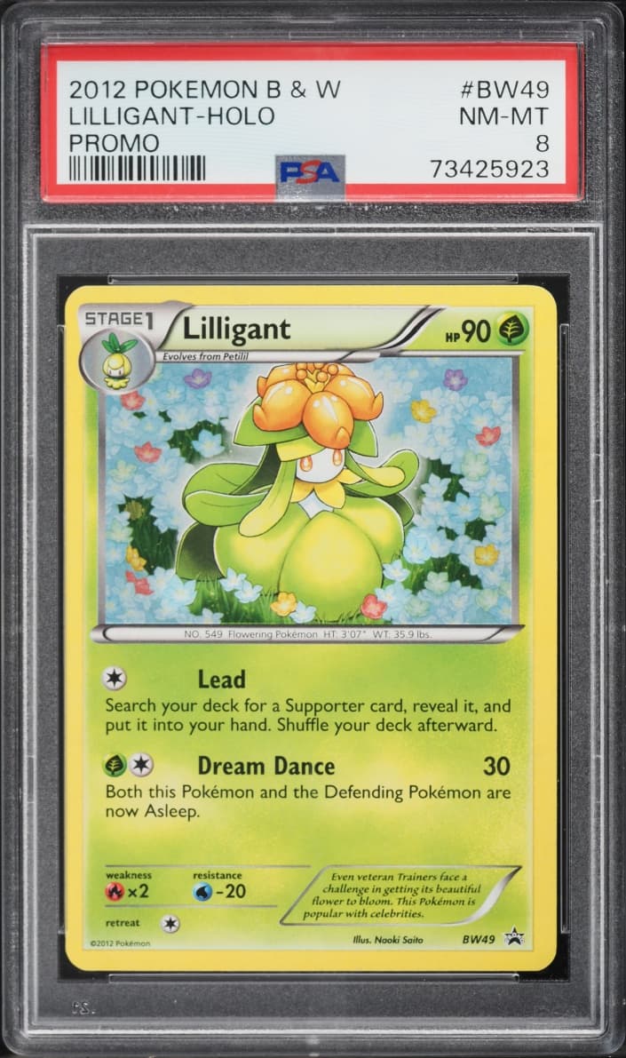 Pokemon Black & White Promo Holo Lilligant #BW49