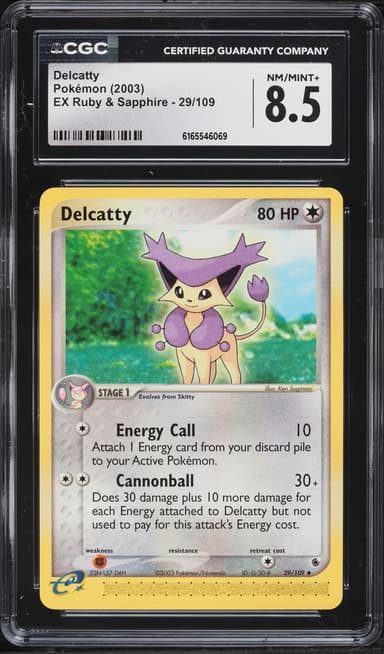 Pokemon EX Ruby & Sapphire Delcatty #29