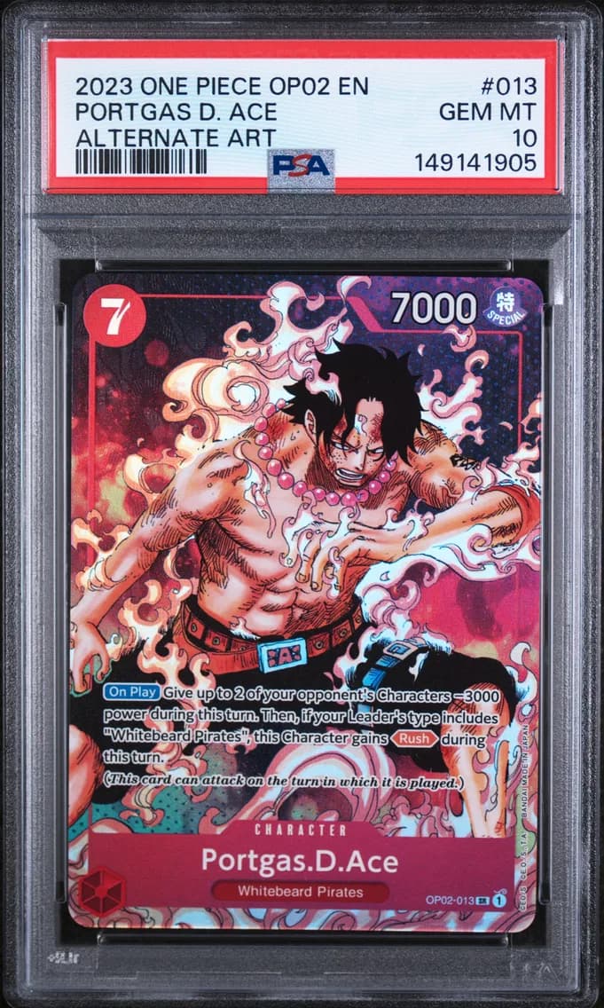 2023 #013 Portgas D. Ace PSA 10 