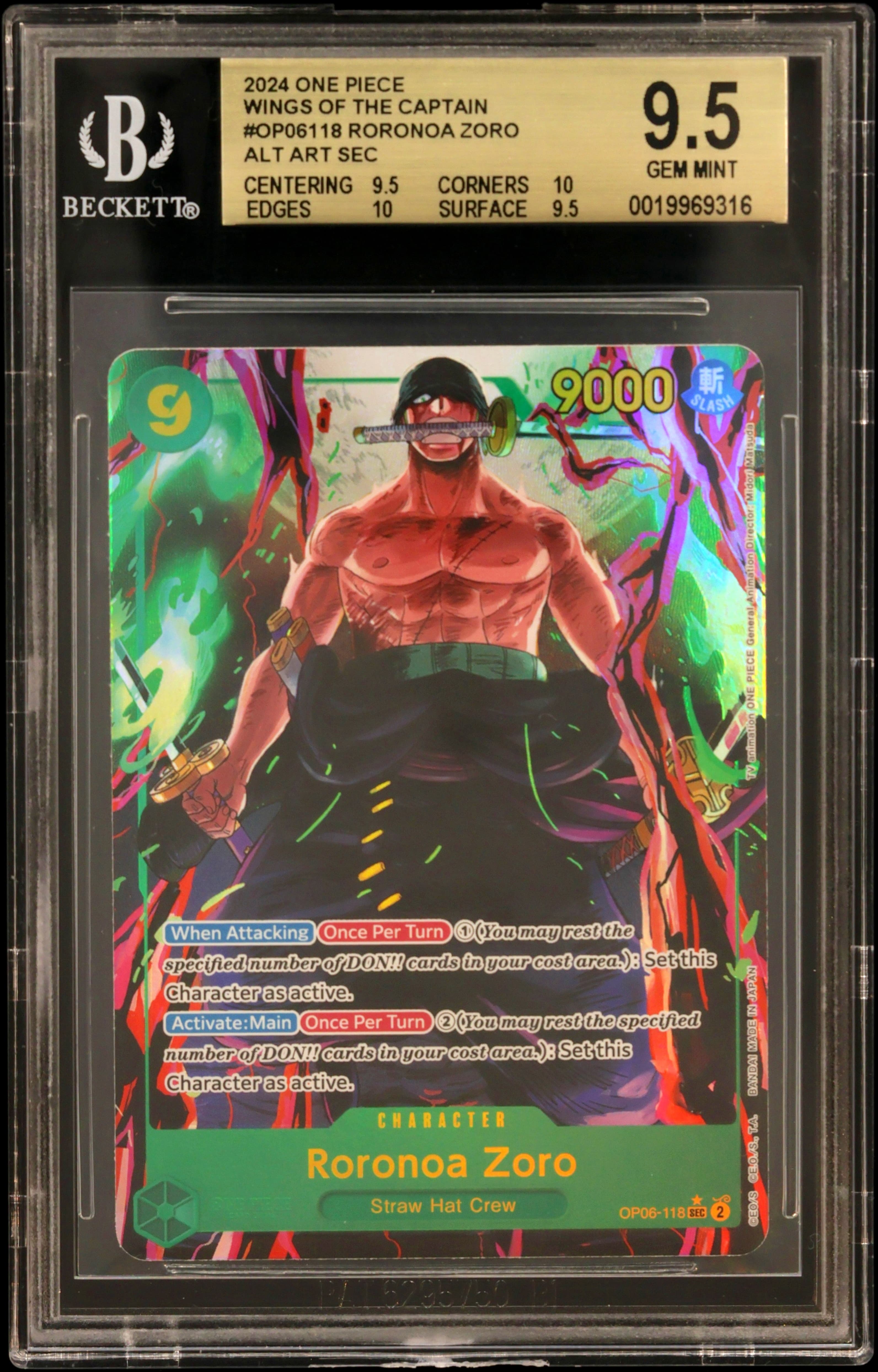 Roronoa Zoro ALT ART SEC
