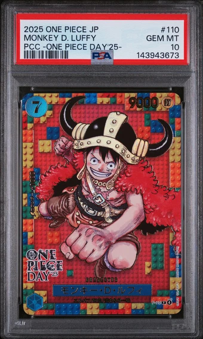 2025 #110 Monkey D. Luffy PSA 10