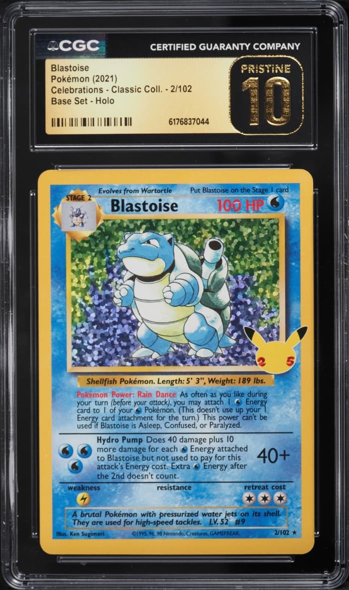 Pokemon Sword & Shield Celebrations Classic Collection Holo Blastoise #2