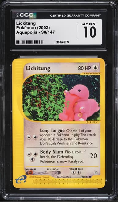 Pokemon Aquapolis Lickitung #90
