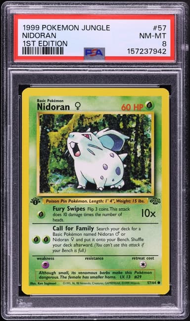 Pokemon Jungle 1st Edition Nidoran #57