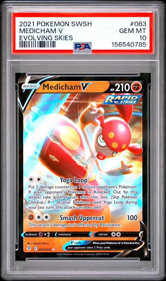2021 #083 Medicham V PSA 10 Swor