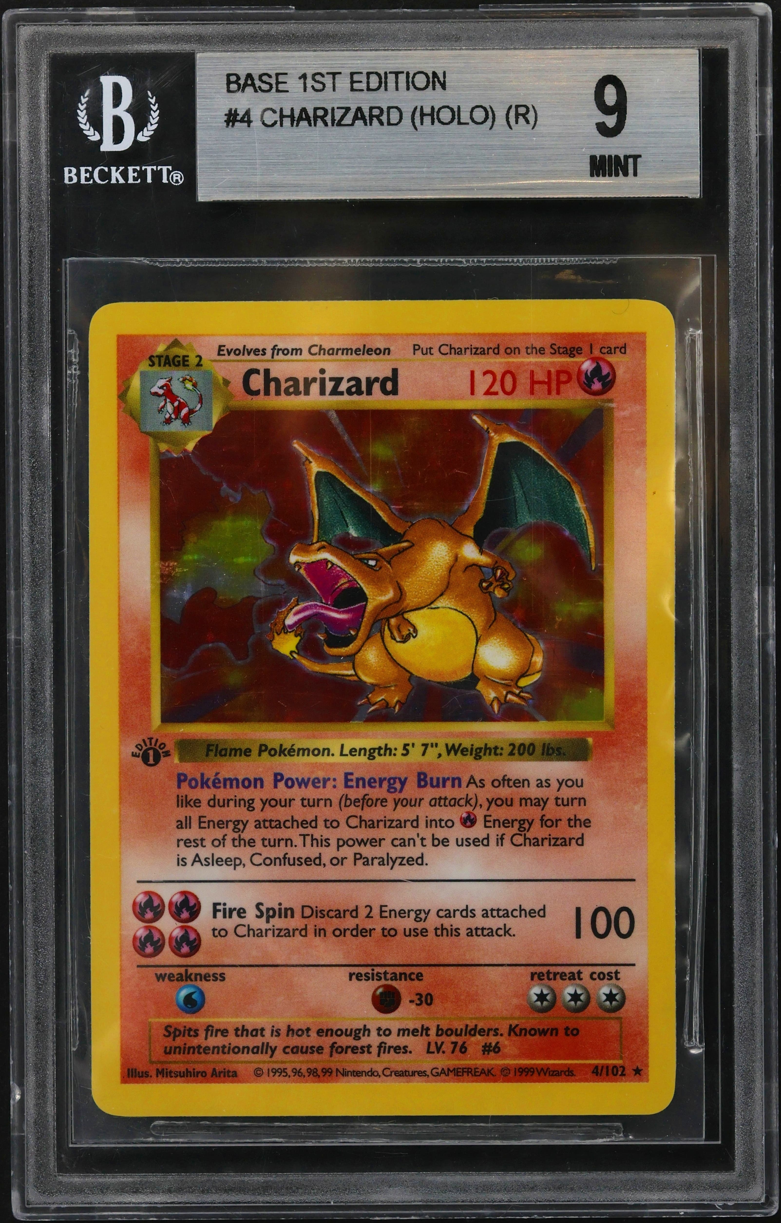 Charizard HOLO R/(Thin Stamp)