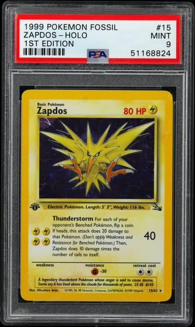 Zapdos-Holo 1st Edition