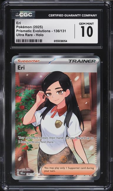 Pokemon Scarlet & Violet Prismatic Evolutions Full Art Eri #136
