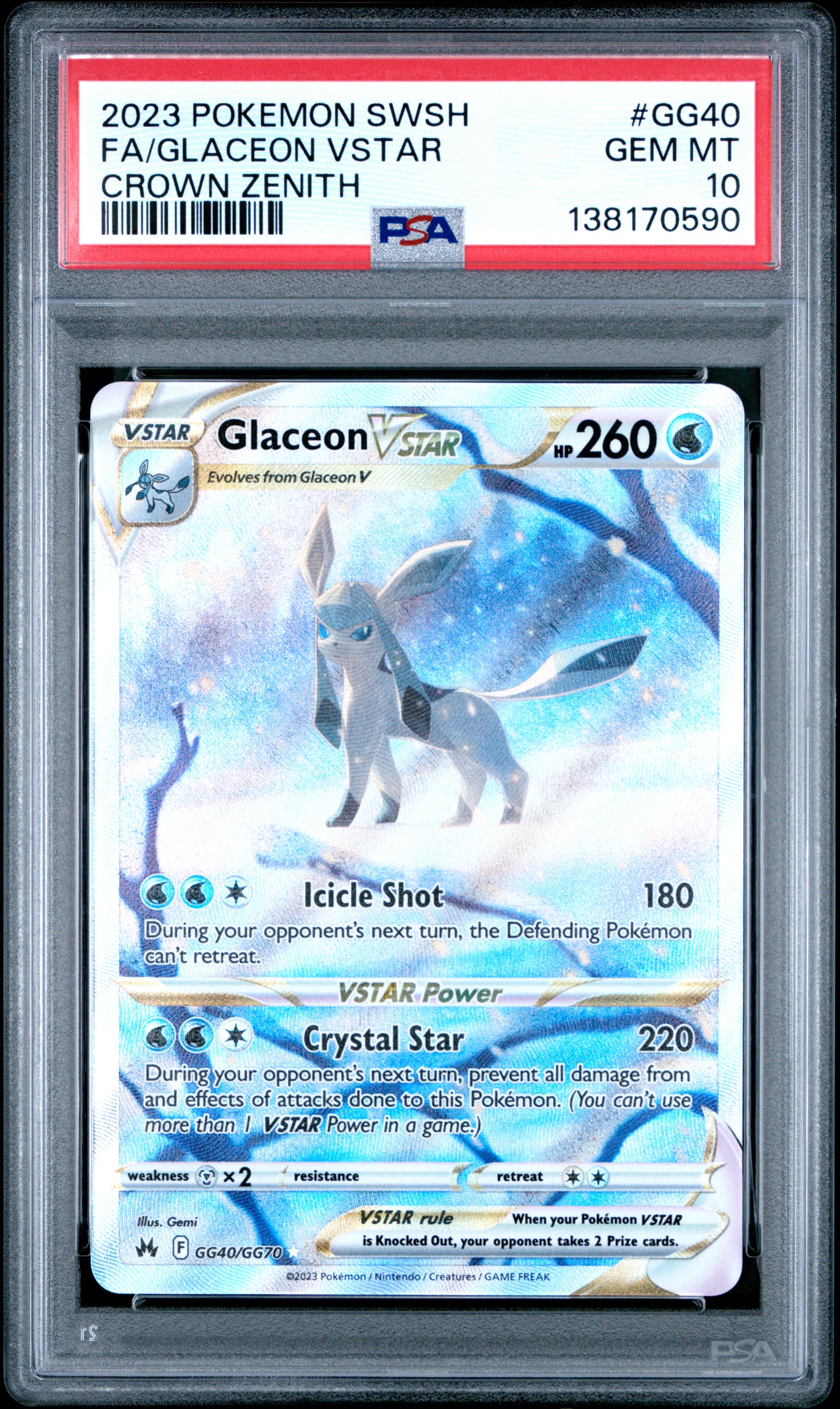 Full Art/Glaceon Vstar