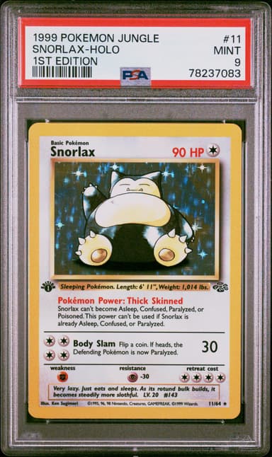 Snorlax-Holo 1st Edition