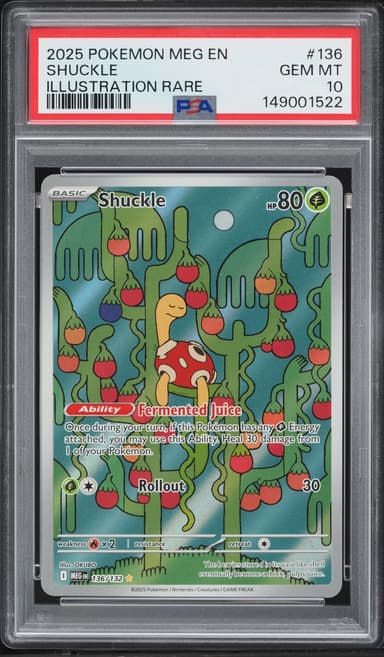 Pokemon Mega Evolution IR Shuckle #136