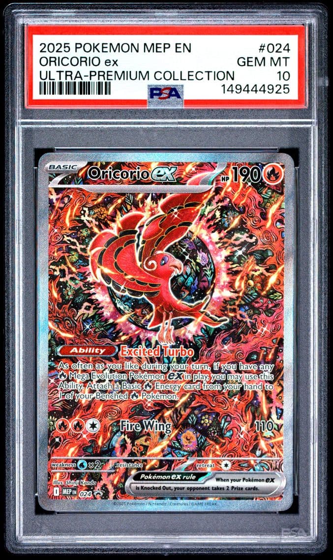 2025 #024 Oricorio EX PSA 10 Mep