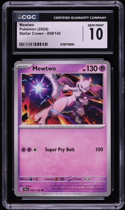 Pokemon Scarlet & Violet Stellar Crown Mewtwo #059
