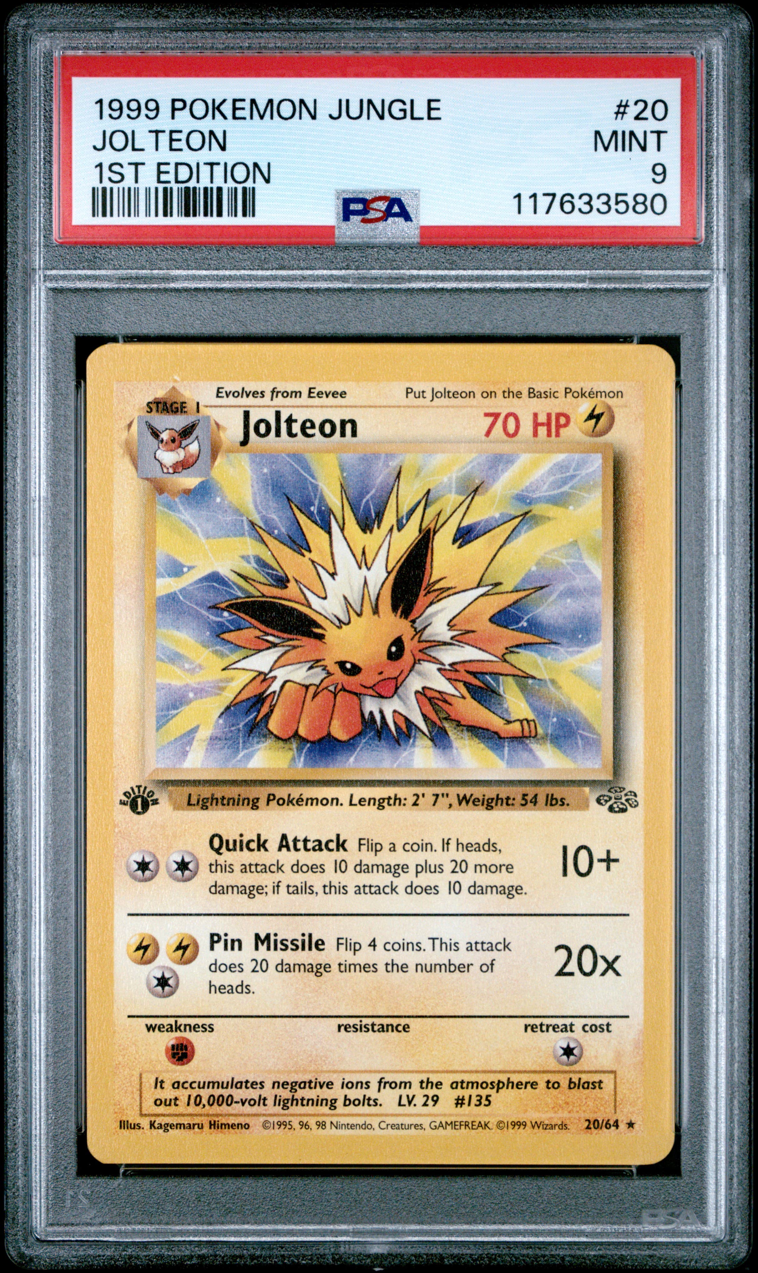 Jolteon 1st Edition