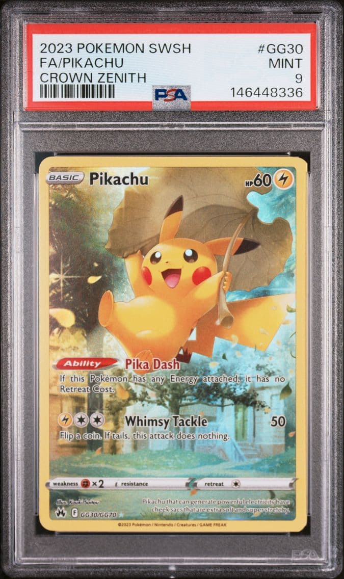 2023 #GG30 Full Art/Pikachu PSA 