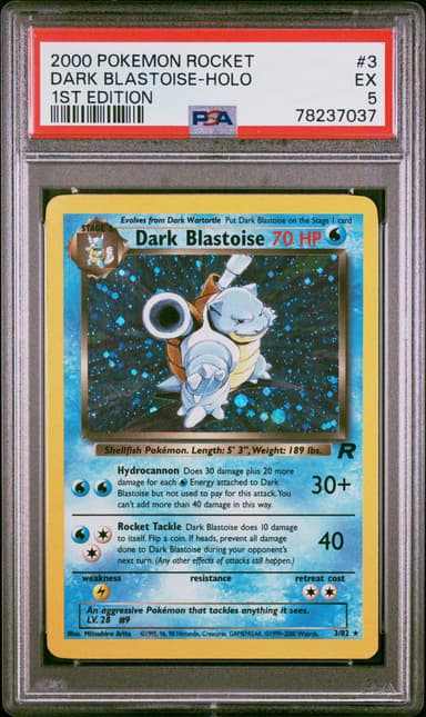 Dark Blastoise-Holo 1st Edition