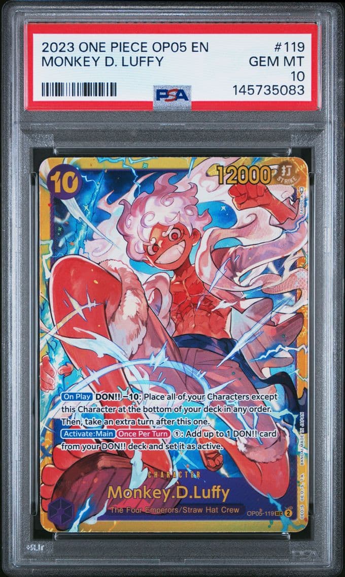 2023 #119 Monkey D. Luffy PSA 10