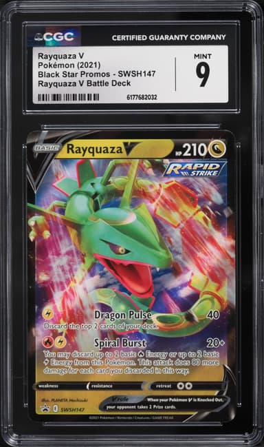 Pokemon Sword & Shield Promo Battle Deck Rayquaza V #SWSH147