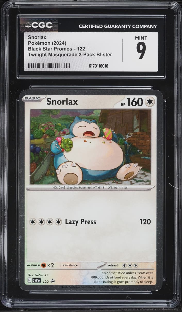 Pokemon Scarlet & Violet Promo Twilight Masquerade 3-Pack Blister Snorlax