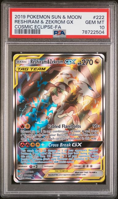 Full Art/Reshiram & Zekrom GX