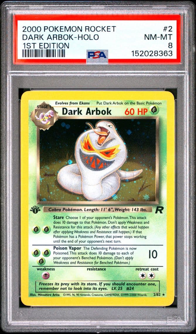 2000 #2 Dark Arbok-Holo 1st Edit