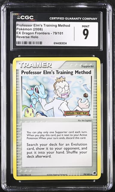 Professor Elm's Training Method Reverse Holo