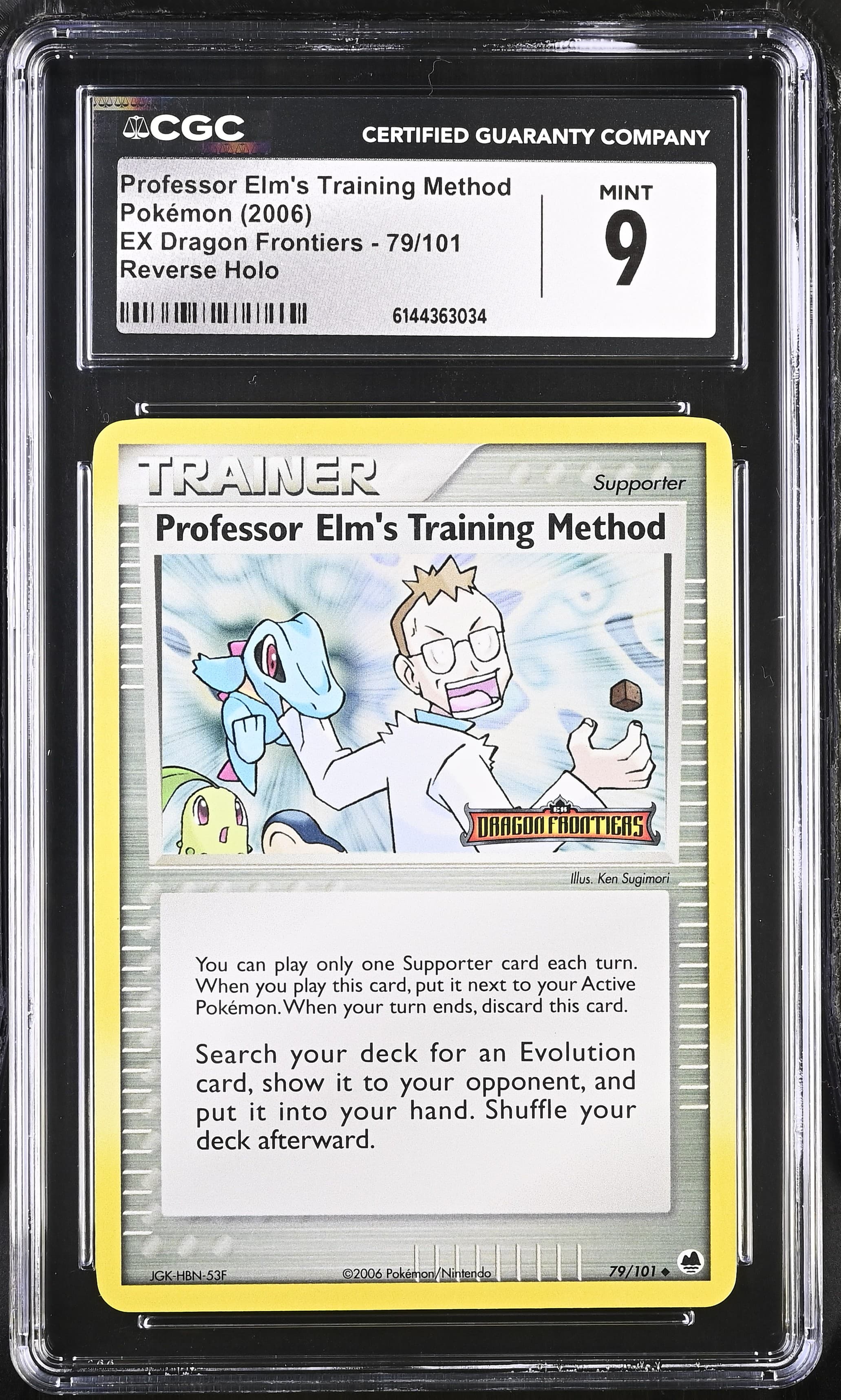 Professor Elm's Training Method Reverse Holo