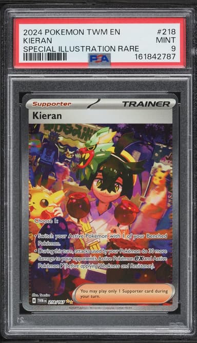 Pokemon Scarlet & Violet Twilight Masquerade SIR Kieran #218
