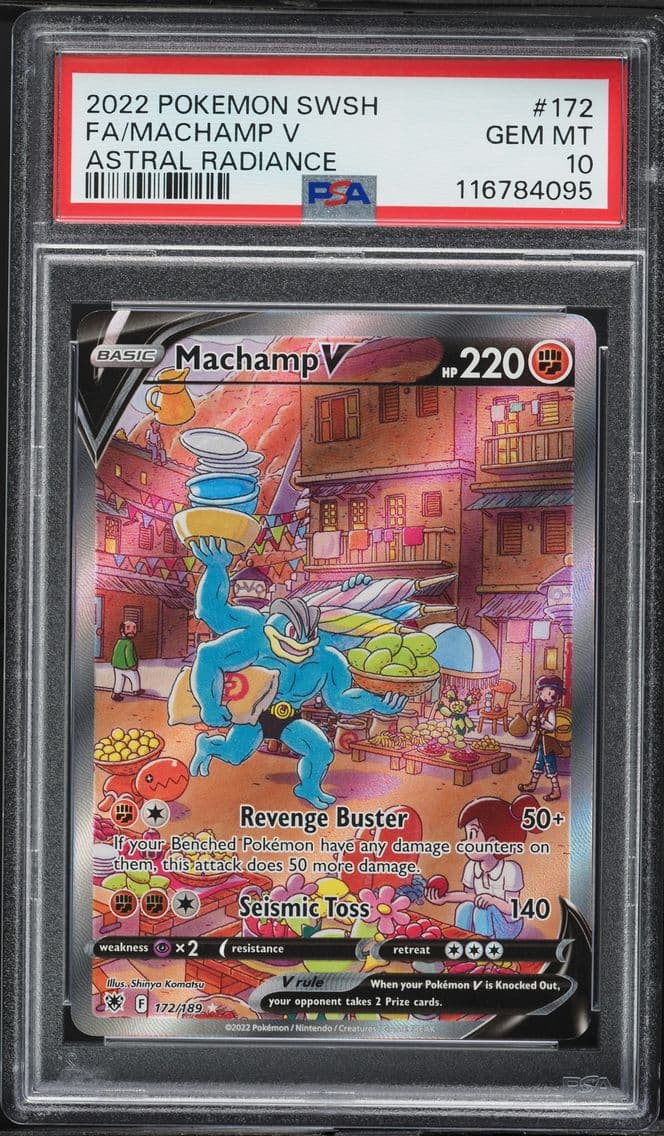 2022 #172 Full Art/Machamp V PSA