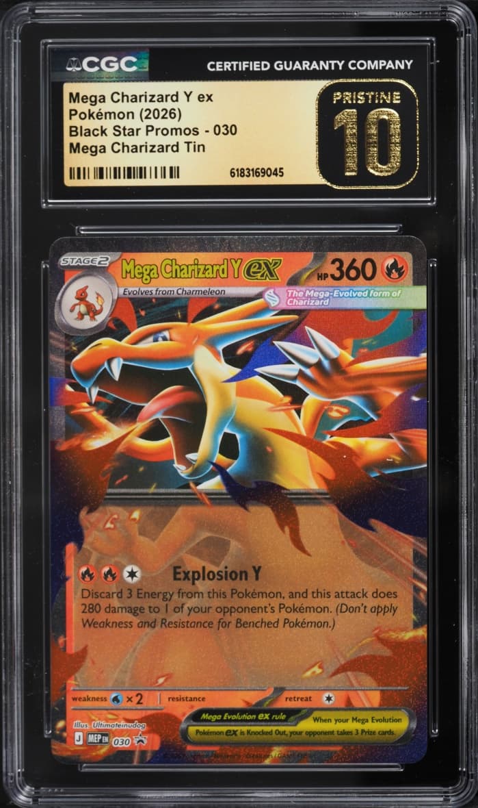 Pokemon Mega Evolution Promo Tin Mega Charizard Y EX #30
