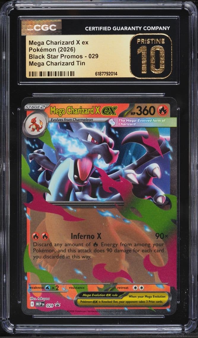 2026 #29 Mega Charizard X Ex CGC