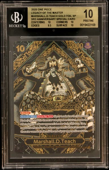 Marshall.D.Teach GOLD SP/(3rd Anniversary Special Card)