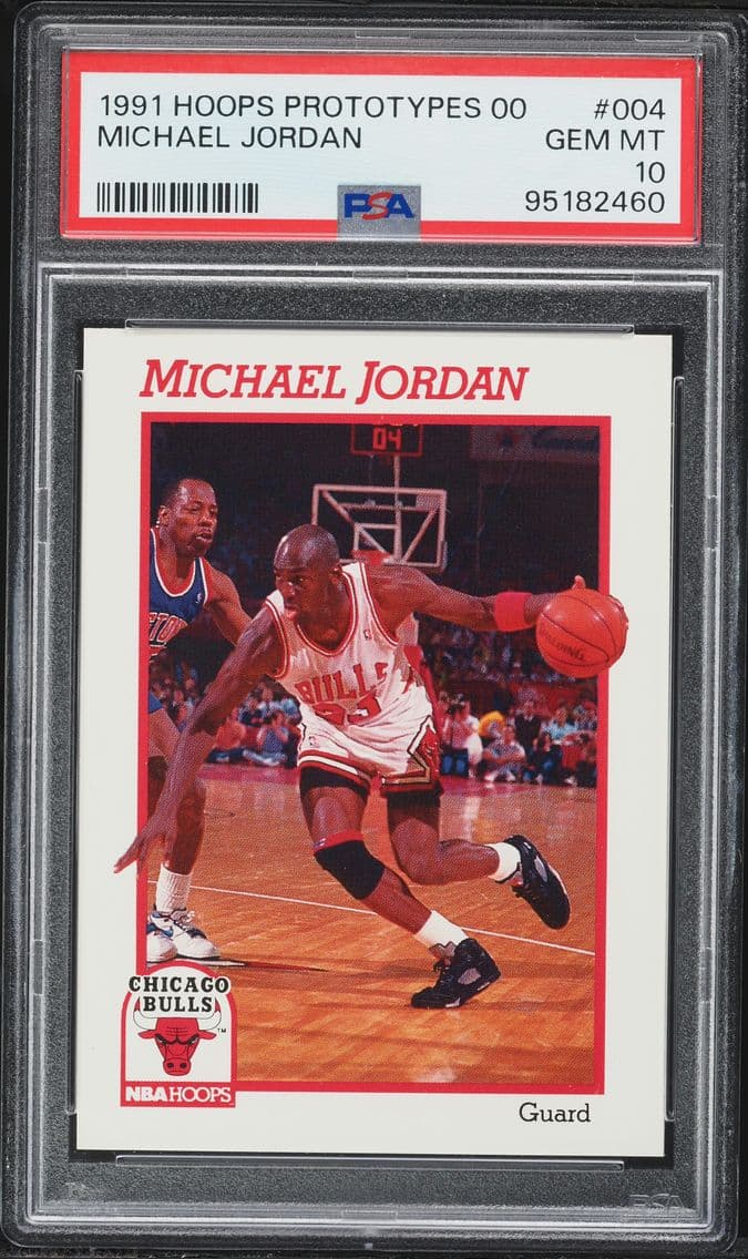 1991 #4 Michael Jordan PSA 10 Ho