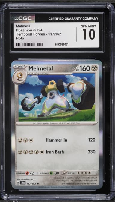 Pokemon Scarlet & Violet Temporal Forces Holo Melmetal #117