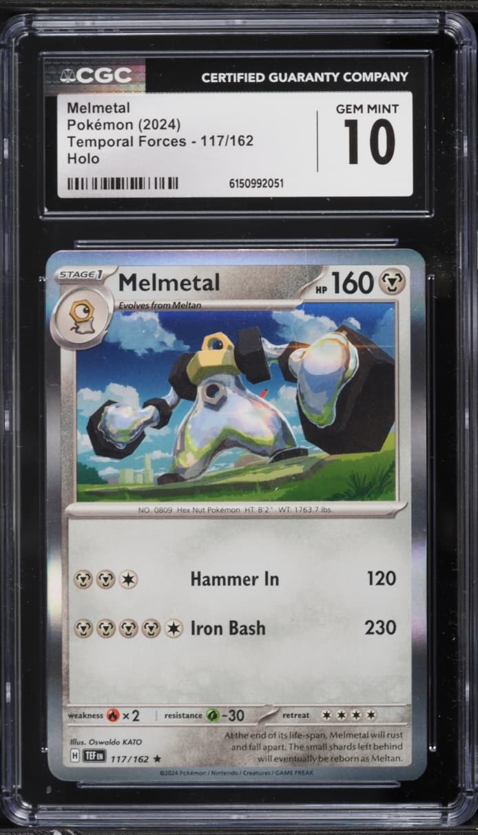 Pokemon Scarlet & Violet Temporal Forces Holo Melmetal #117