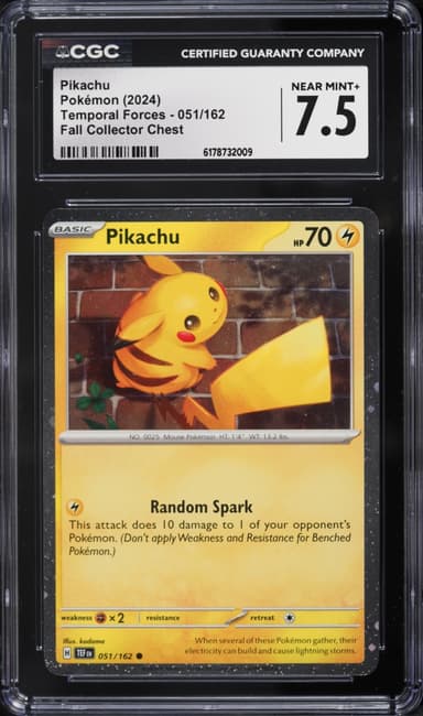 Pokemon Scarlet & Violet Temporal Forces Fall Collector Chest Pikachu #51