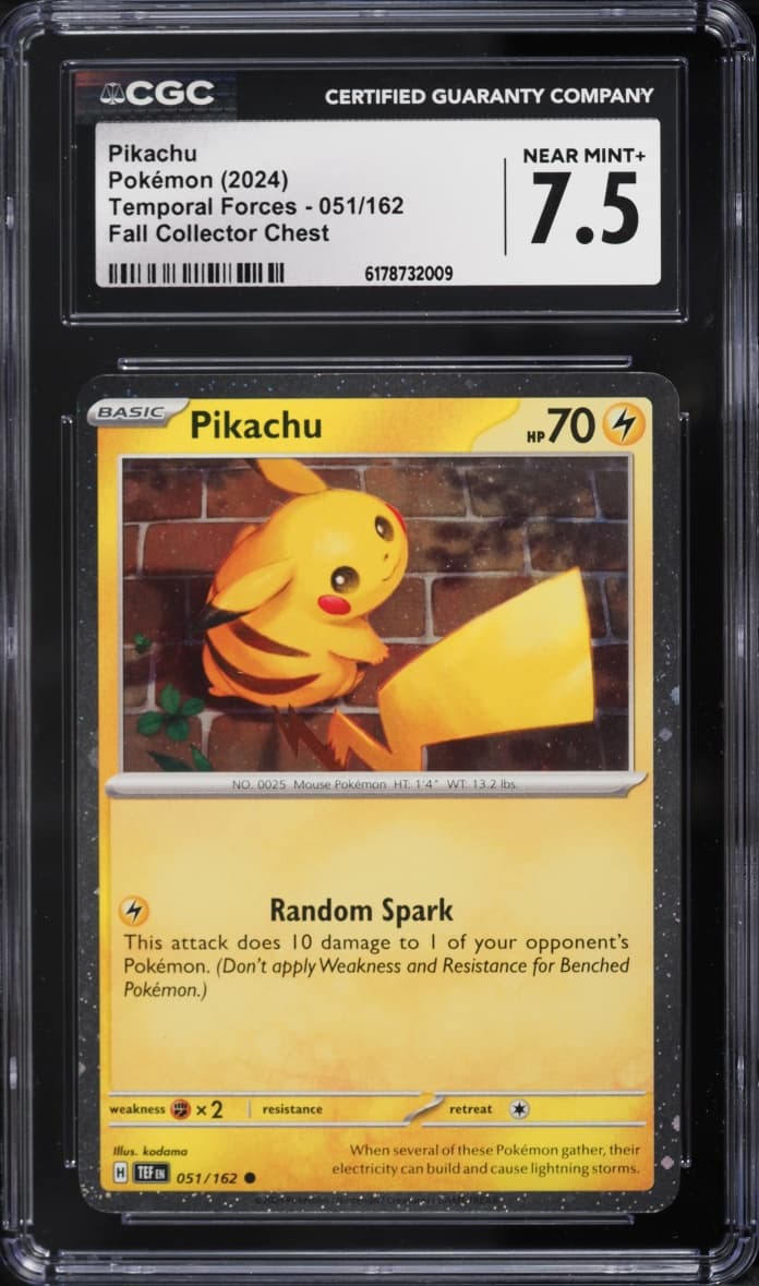 Pokemon Scarlet & Violet Temporal Forces Fall Collector Chest Pikachu #51