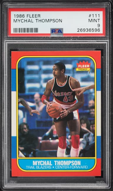 Fleer Basketball Mychal Thompson #111