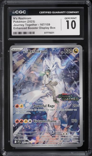 Pokemon Scarlet & Violet Journey Together Enhanced Booster IR N's Reshiram #167