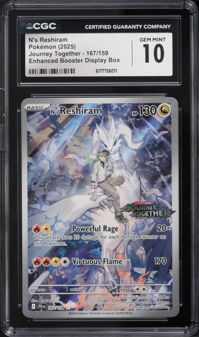 Pokemon Scarlet & Violet Journey Together Enhanced Booster IR N's Reshiram #167