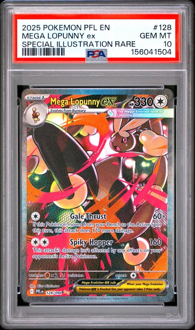 2025 #128 Mega Lopunny EX PSA 10