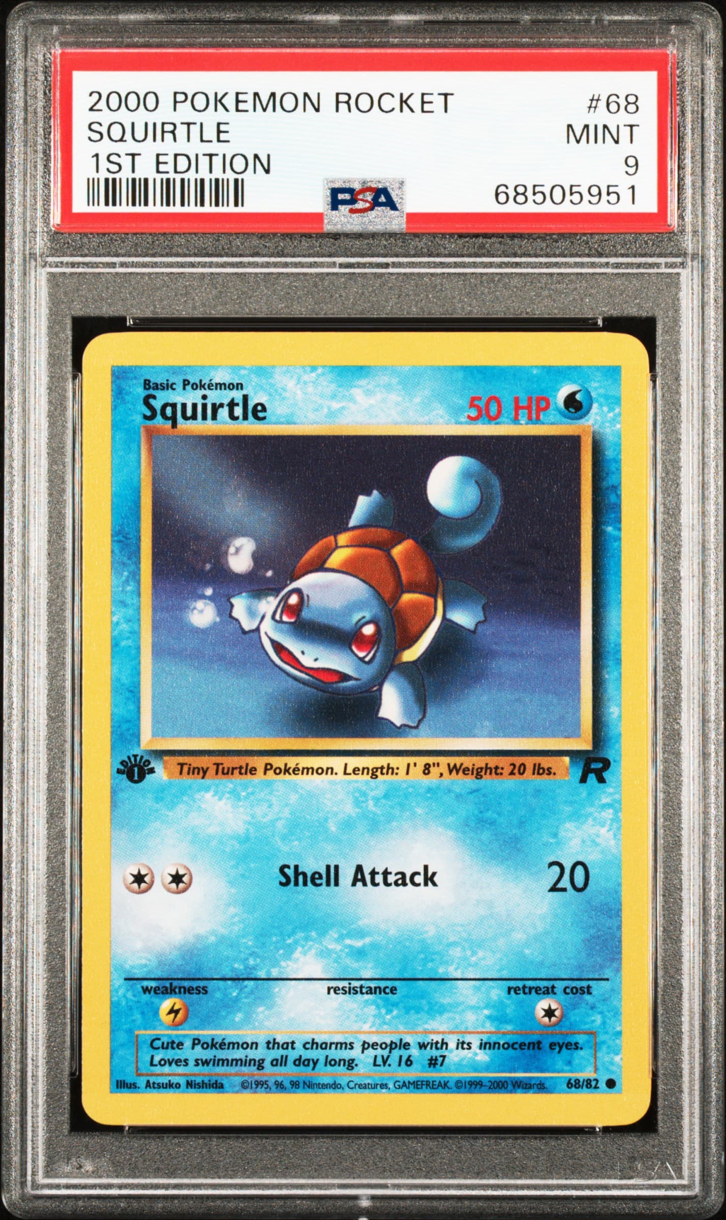 Squirtle 1st Edition