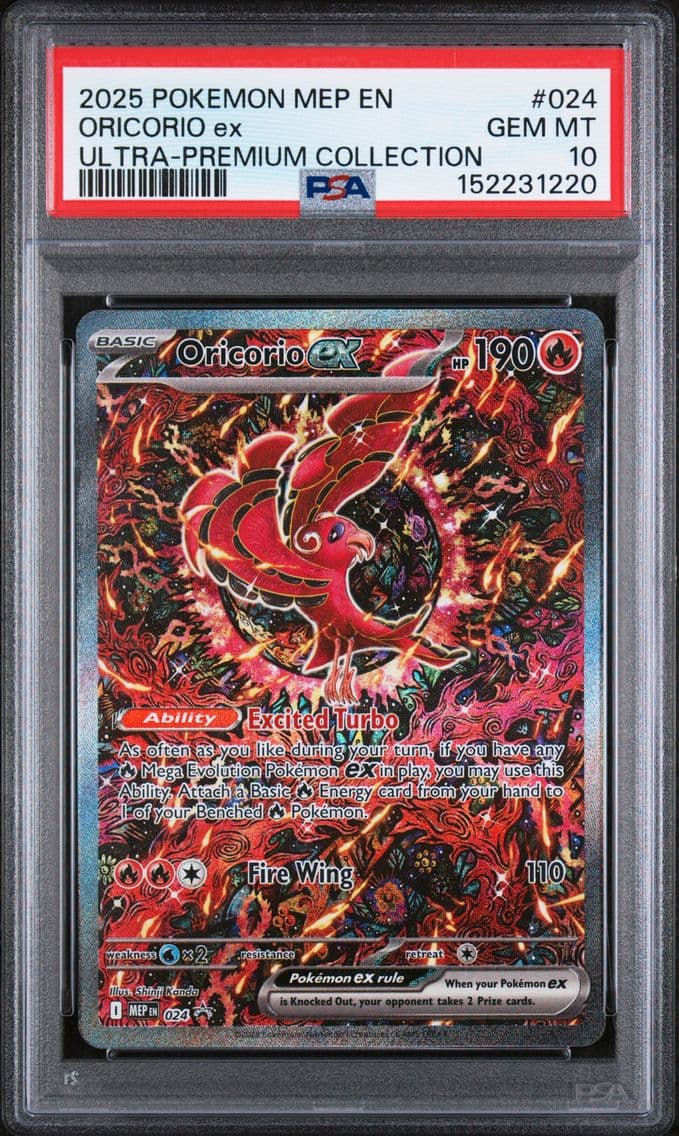 2025 #024 Oricorio EX PSA 10 Mep