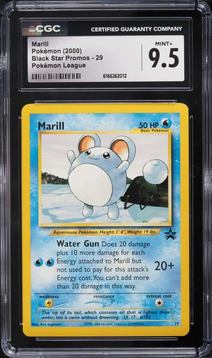 Pokemon League Black Star Promo Marill #29