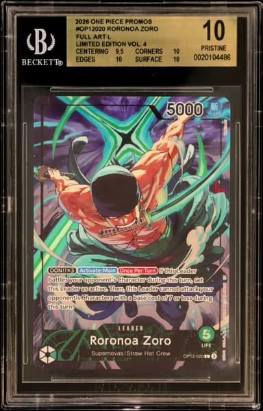 Roronoa Zoro FULL ART L/(Official Playmat Limited Edition Vol. 4)